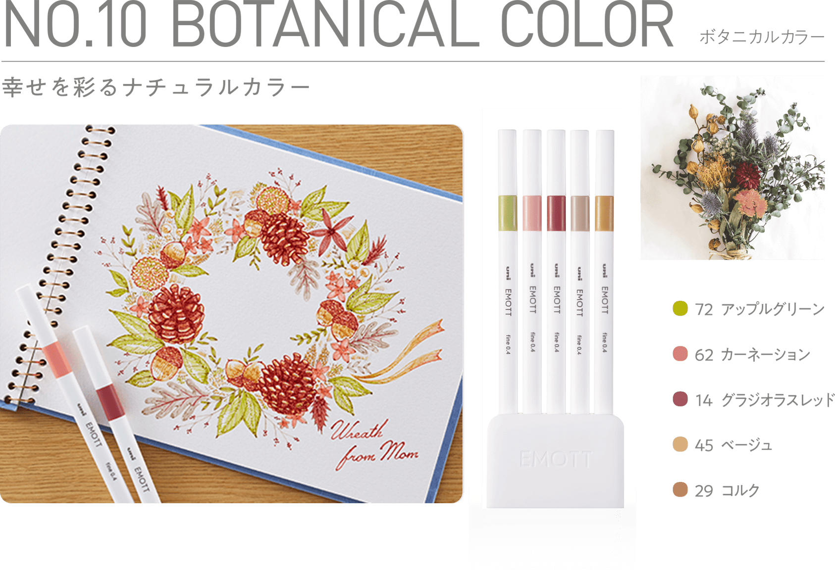 botanical color sample