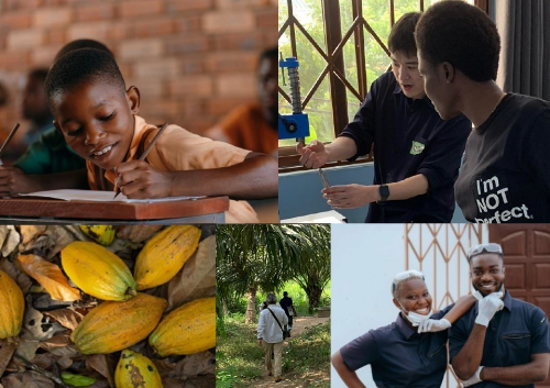 Project to manufacture pencils using shells from Ghanaian cocoa shells